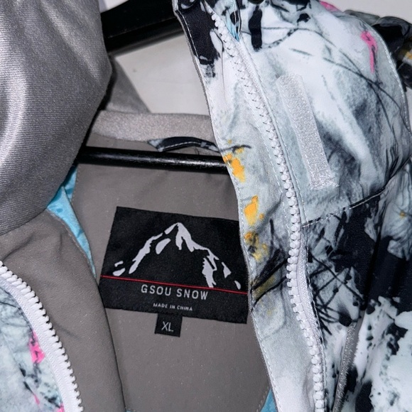 GSOU SNOW Ski Jacket And Pants Snowboarding Snowsuit Size XL - Picture 10 of 12